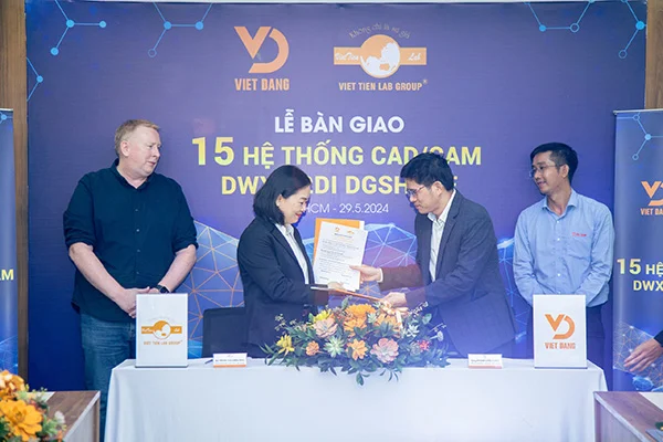 Việt Tiên Lab khẳng định vị thế dẫn đầu với 15 hệ thống CAD/CAM DWX-52DI tiên tiến!
